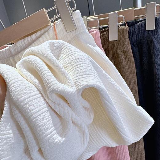 腿粗胯宽星人的快乐源泉☺️一定要冲这一款👉有氧周末~麦穗提花加绒阔腿裤！垂感十足，高腰设计真的巨显高显瘦！！！秒变长腿精👏 商品图6