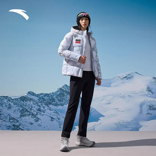 安踏（ANTA）冰甲羽绒丨短款防泼水羽绒服女士冬季新款棉服夹克162447904 商品图1