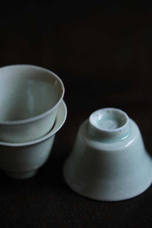 山本亮平19白瓷筒茶坏 小 商品图3