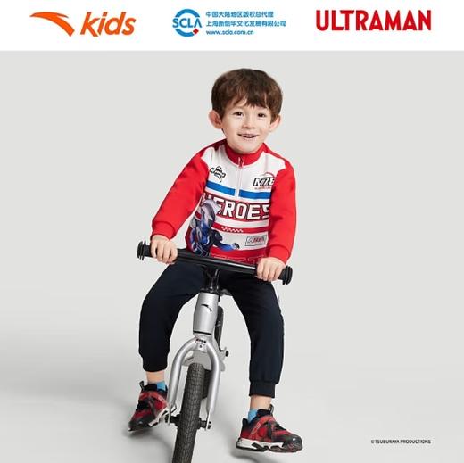 【奥特曼】安踏儿童骑行系列男小童针织套头衫352449701 商品图1