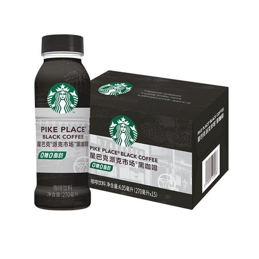 星巴克 派克市场黑咖啡 270ml*15 商品图0