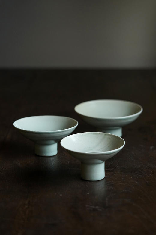 山本亮平60｜61｜62白瓷高台花入 商品图0