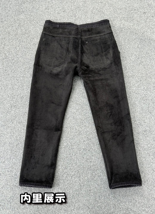 加绒男士直筒牛仔裤加绒显瘦直筒 商品图8