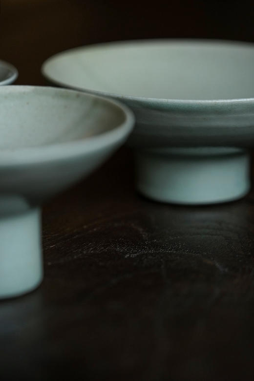 山本亮平60｜61｜62白瓷高台花入 商品图3