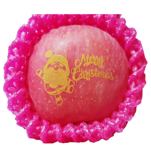 【圣诞平安果】山东烟台红富士苹果刻字圣诞果（泡沫托赠送小礼盒） 商品图6