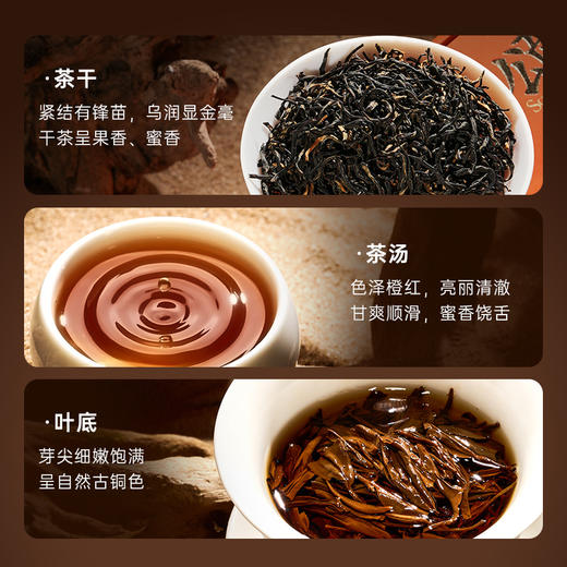 【赠试泡】华祥苑-颂茗特级武夷山红茶金骏眉+正山小种（60g*2盒） 商品图5