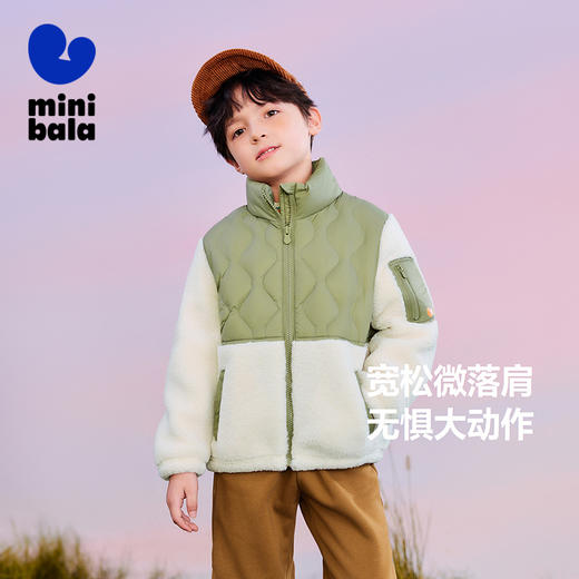 【净电绒】迷你巴拉冬新款男女童抗静电外套宝宝保暖厚款外衣 商品图1