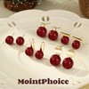 【新年第1份礼物！】MointPhoice新年/圣诞耳钉 车厘子造型 一周不重样~ 商品缩略图0