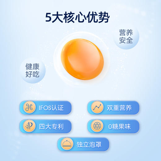 【一口价】 WHC小超人儿童鱼油Omega3维生素D 商品图2