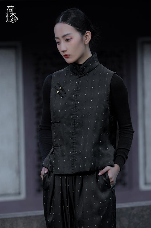 荷木HEMU丨宋·夹棉马甲 商品图0