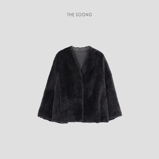 THESOONG"拉贡皮毛一体"保暖御寒时髦感外套HWPY6252 商品图0