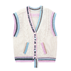 洲升CHAU·RISING 彩色撞边羊毛马甲243053 商品缩略图0