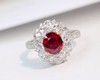 1.2ct刻面红宝石戒指 商品缩略图2