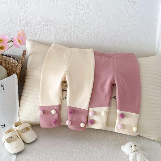【柔软舒适，洋气时尚】女童洋气打底裤0-5岁 秋季韩版童装 女宝宝不倒绒裤子 儿童秋装-QQ 商品图1