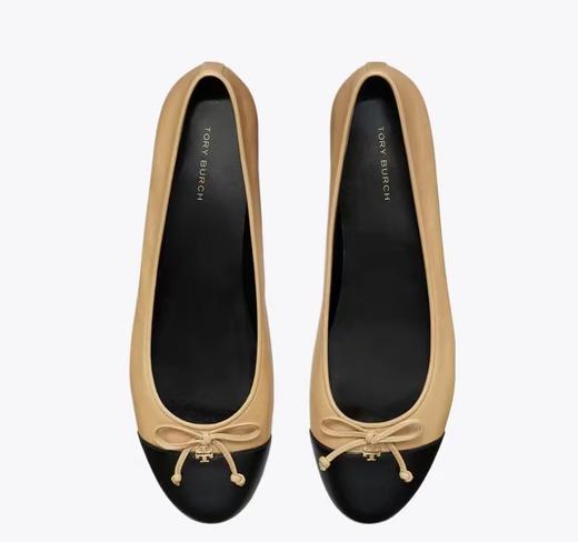TORY BURCH 芭蕾平底鞋女  154513-200-F 姜饼黄.【鞋底有膜，试穿小心】 商品图0
