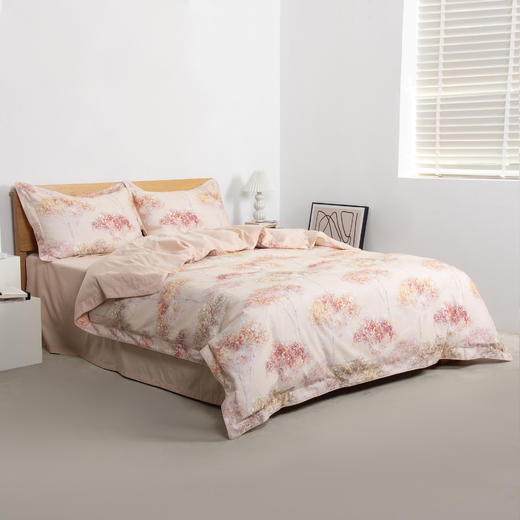 暖绒数码四件套-云花妙染-红 商品图1