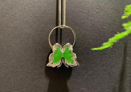 【御珠宫坊】金镶碧玉戒指 商品图3