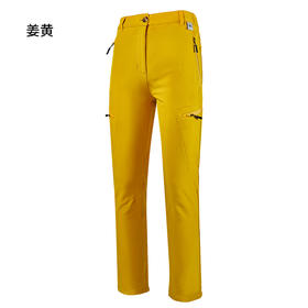 【159到手！】33000ft软壳登山长裤男女款户外秋冬款防风防水保暖安全内里天鹅绒裤