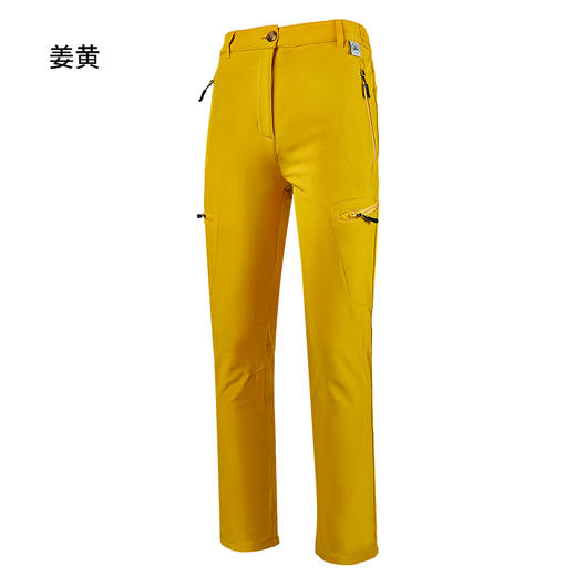 【159到手！】33000ft软壳登山长裤男女款户外秋冬款防风防水保暖安全内里天鹅绒裤 商品图0