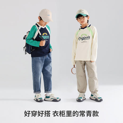 【清仓捡漏】【120-165】【可可鸭】男童春秋款T恤长袖POLO衫 商品图4