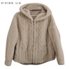 VIVIAN LIU薇薇安刘TD2468902冬女装新款时尚皮毛一体连帽外套 商品缩略图0