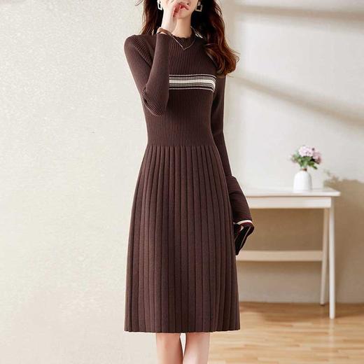 ZYANGR2298B 针织毛衣马甲连衣裙两件套女2024年春秋新款时尚休闲秋冬套装裙子 商品图1