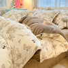 【巨舒适牛奶绒四件套；臻享温暖！】加绒保暖，暖意十足；舒适至臻，让你不想离床；双面设计，颜值与实用并存；牛奶绒面料，柔软亲肤；活性工艺印染，健康环保。冬日必备，别错过！ 商品缩略图3
