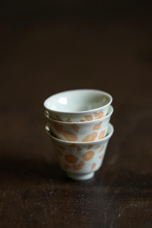 山本亮平27赤绘筒茶杯 小 商品图3