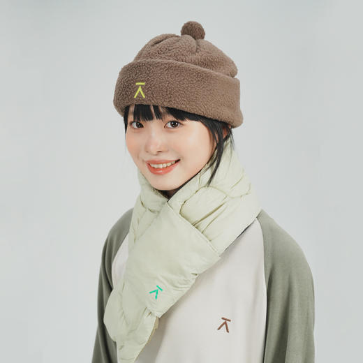 【品牌直发】ACMEITEM爱棵米户外冬季绗棉围巾保暖柔夹棉多色围巾男女 GAF3530470G 商品图2