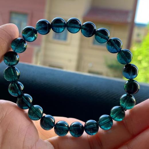 8mm单圈全色蓝碧玺手串 商品图4