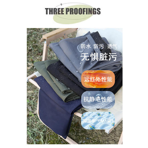 【远红外发热&抗静电&抗菌】圣得西秋季商务休闲直筒裤 商品图1