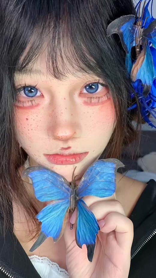 mimipark  半年抛杭州仓美瞳 像素暗雪 直径14.5mm着色13.9mm 商品图4