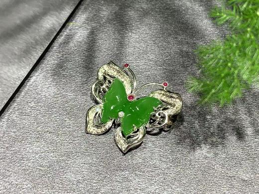 【御珠宫坊】金镶碧玉胸针 商品图6