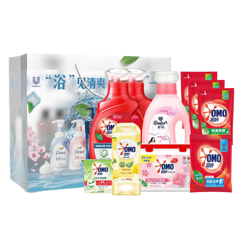 奥妙/金纺家庭清洁组合 3880g+27颗