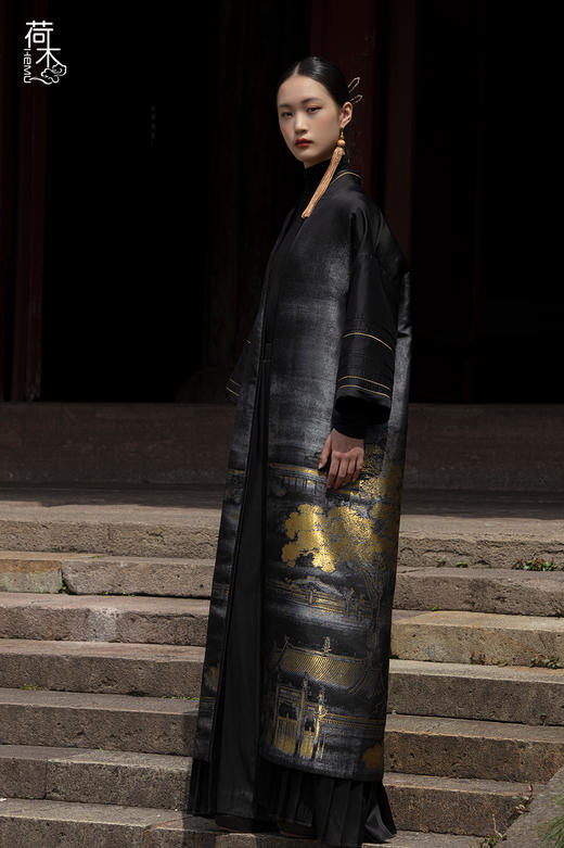 荷木HEMU丨高定锦上·长外套 商品图0