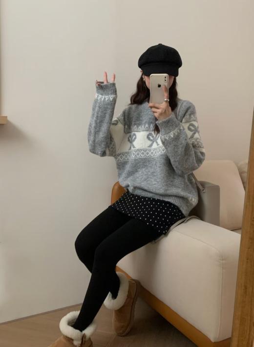 Avann新年快乐羊毛混纺毛衣336 商品图3