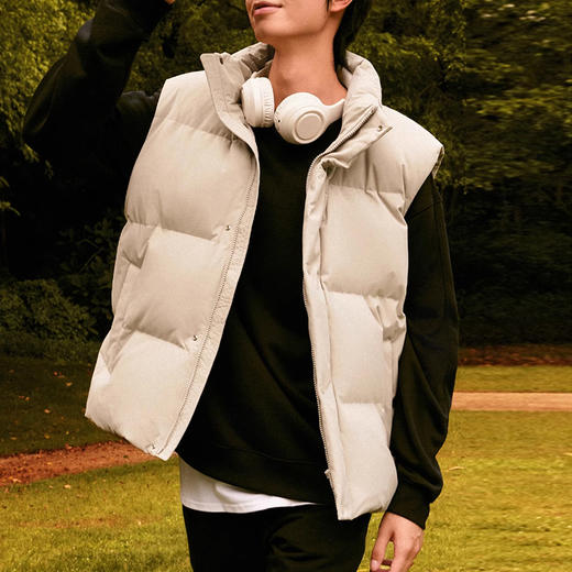 裁缝学苑QL06休闲宽松立领情侣男女羽绒马甲纸样打版裁剪图样板 商品图2