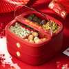 【品牌直发】【喜庆果盘，日常美味齐分享】新年干果盘客厅新款 轻奢家用半翻盖糖果盒 分格零食收纳盒瓜子摆盘-QQ 商品缩略图0
