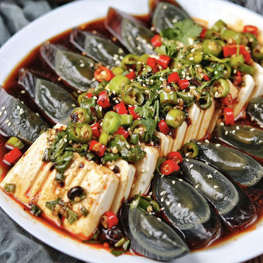 微山湖区万盛德稻壳松花蛋 10枚/20枚 家庭装礼盒装 商品图4