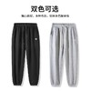 【摇粒绒】圣得西美式宽松运动休闲裤男秋冬加绒束脚卫裤 商品缩略图4