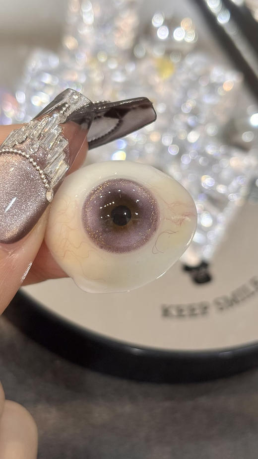 Annie One 幻想家紫 半年抛 两片 14.2mm 参考着色13.4mm 基弧8.6 含水38% 新锐国货 商品图4