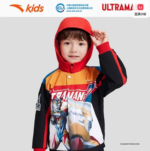 安踏儿童骑行系列男小童摇粒绒运动上衣352449601N 商品图1