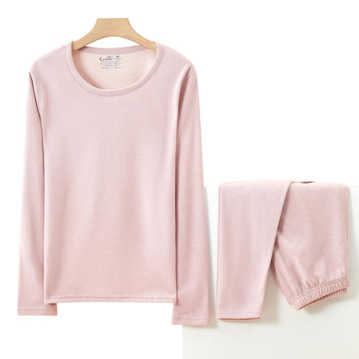 【保暖新趋势】花姿彤 羊绒蚕丝保暖内衣套装 速暖发热 双面磨毛双倍保暖 高弹无束缚修身版型 商品图5