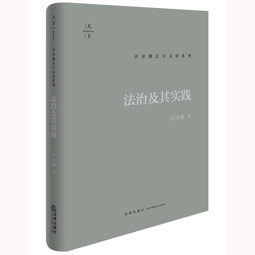 法治及其实践 卓泽渊著 法律出版社 商品图0