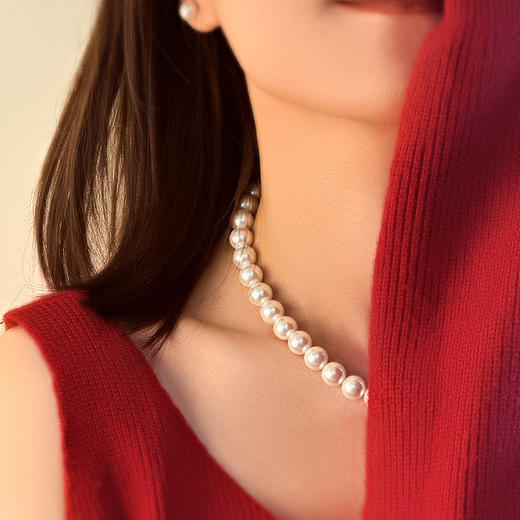 【圣诞系列】BAOFANDI宝梵迪施华洛世奇奶油珍珠套装 商品图3