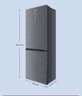 容声（202867）BCD-335WKR1DPGZA 超薄平嵌 335L风冷变频双门冰箱 青泽影 商品图0