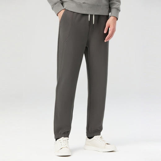 圣得西潮流印花运动休闲裤子男秋冬季宽松束脚系带卫裤 商品图1