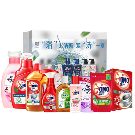 奥妙/金纺 家庭清洁大礼包 3878g+250ml 商品图0