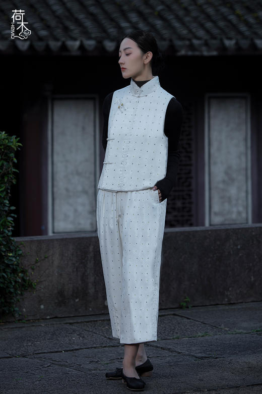 荷木HEMU丨宋·夹棉马甲 商品图3