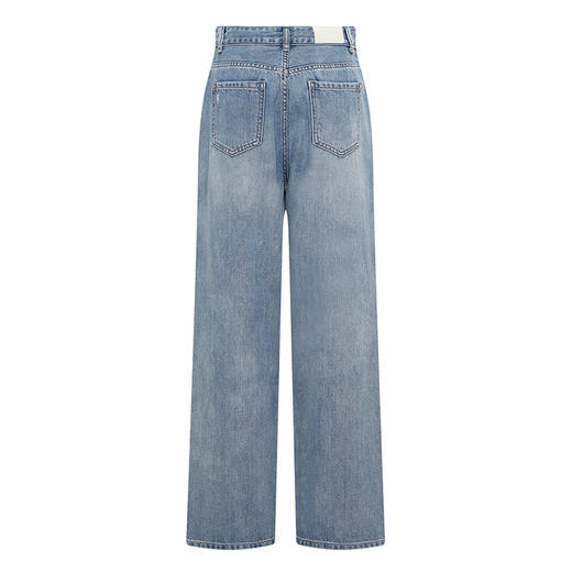 【2件9折】【Petit Bari】垂感直筒莱赛尔牛仔长裤 商品图3